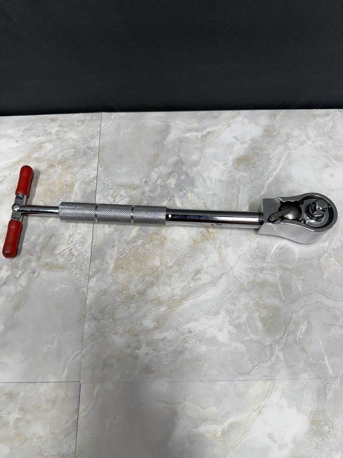 Sidewinder T-handle Speed Wrench Ratchet 3/8″ Drive Knurled Handle