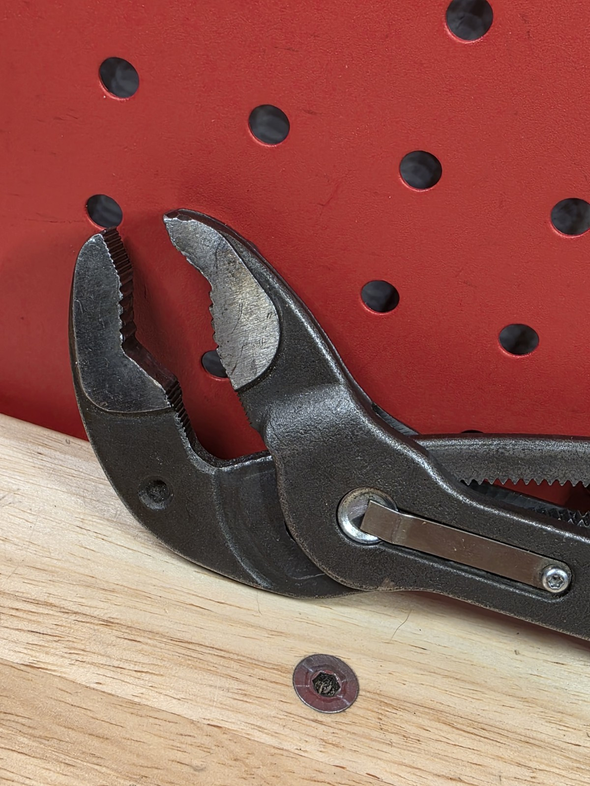Matco Tools 12″ Pliers Knipex Cobra PC12 Germany Vanadin Red Handle