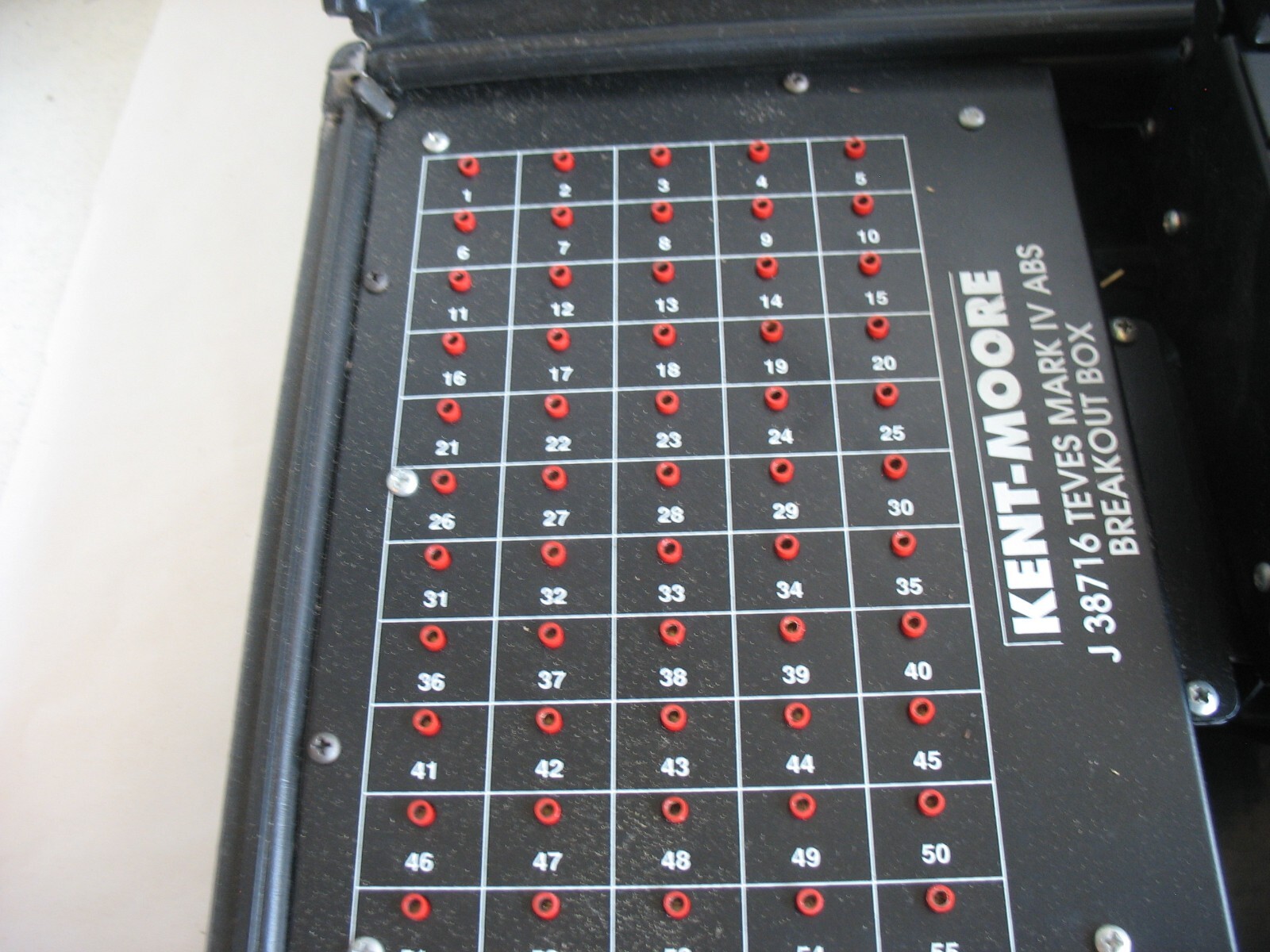 Used Untested Kent-Moore Teves Mark IV ABS Breakout Box J 38716