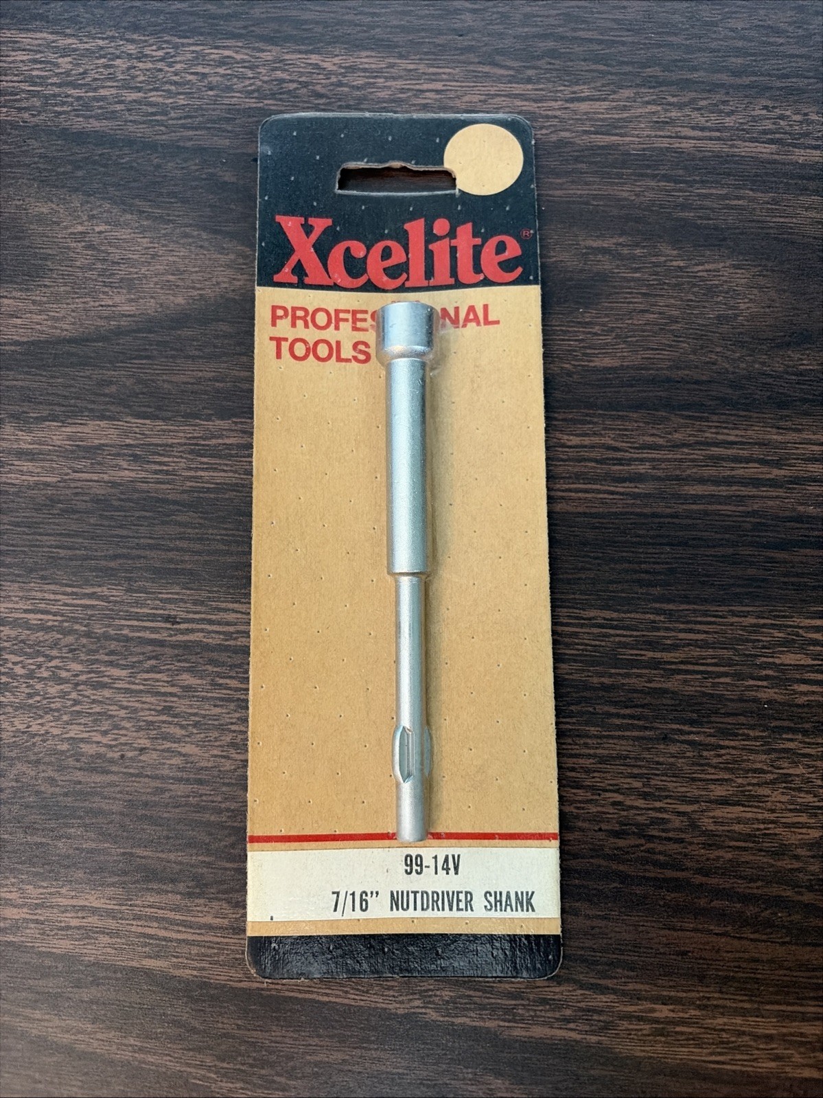 NEW NOS Single XCELITE MODEL 99-14v 7/16″ HEX NUTDRIVER SHANK HOLLOW SHAFT – USA