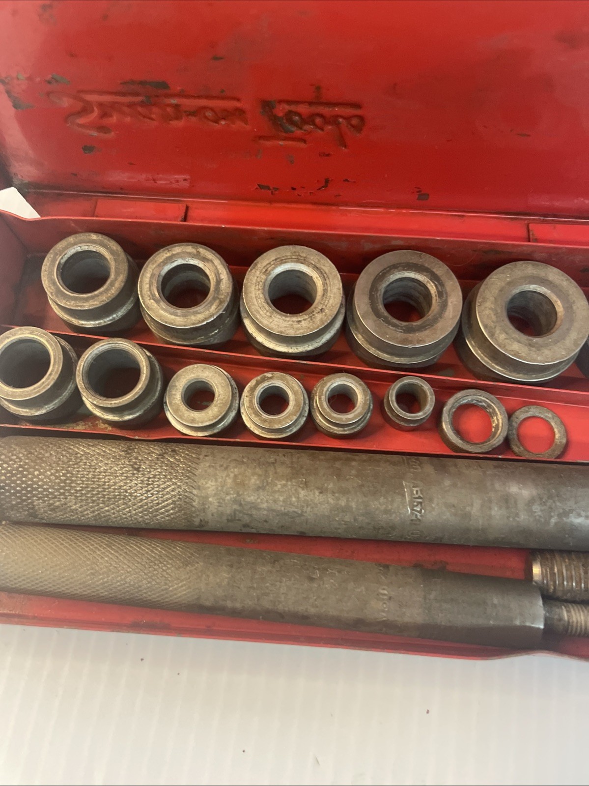Vintage Snap-On Bushing Driver Set A-157 with Case – Incomplete Set – See Photos