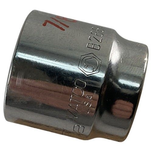 Matco Tools Shallow Socket 7/8″ 6 Point 3/8″ Drive B286A Chrome USA Made Tool