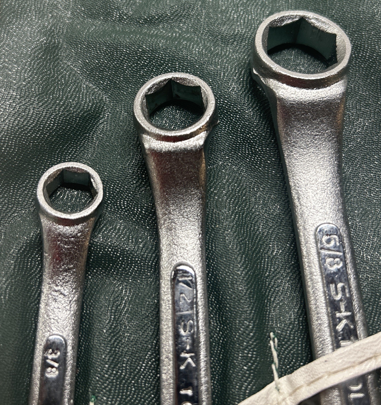 Vtg S-K 11 pc SAE double box wrench No. 311R Made In U.S.A. Excellent- Read