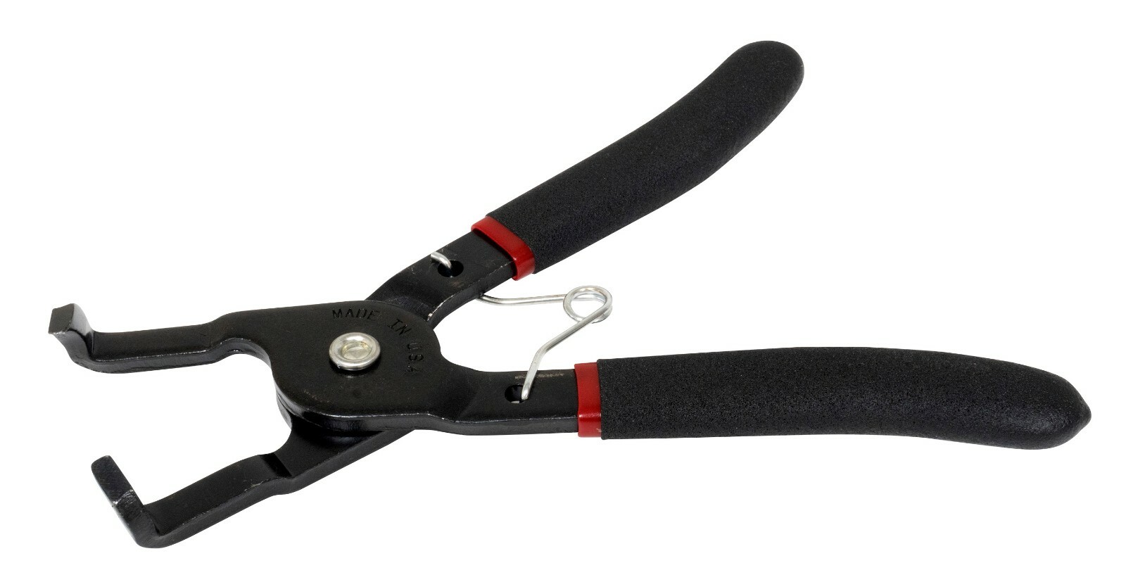 Lisle 42070 Push Pin Pliers with 80 Offset with Spring Action