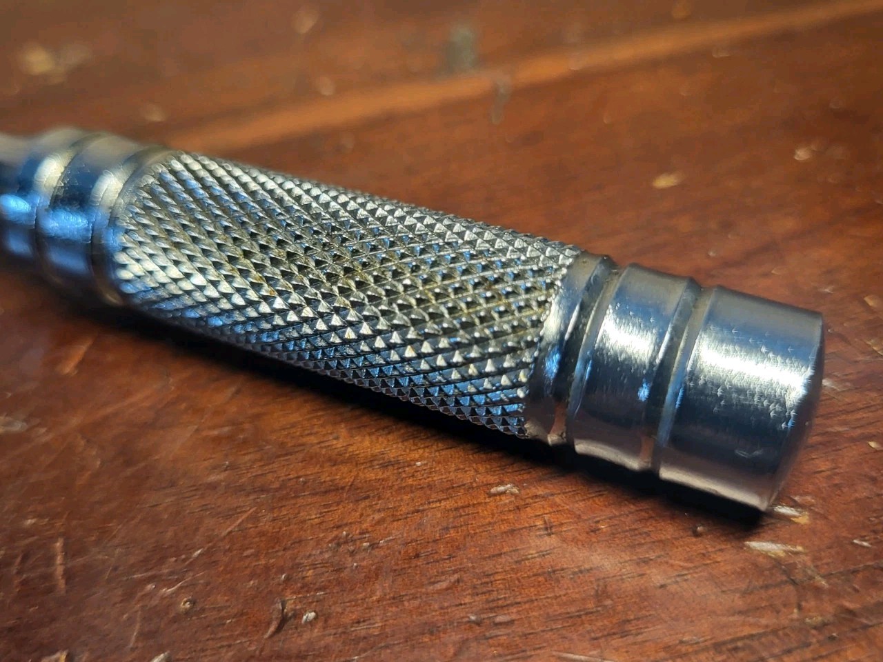 New Britain 3/8″ Drive Ratchet NB-45 Knurled Handle USA NICE