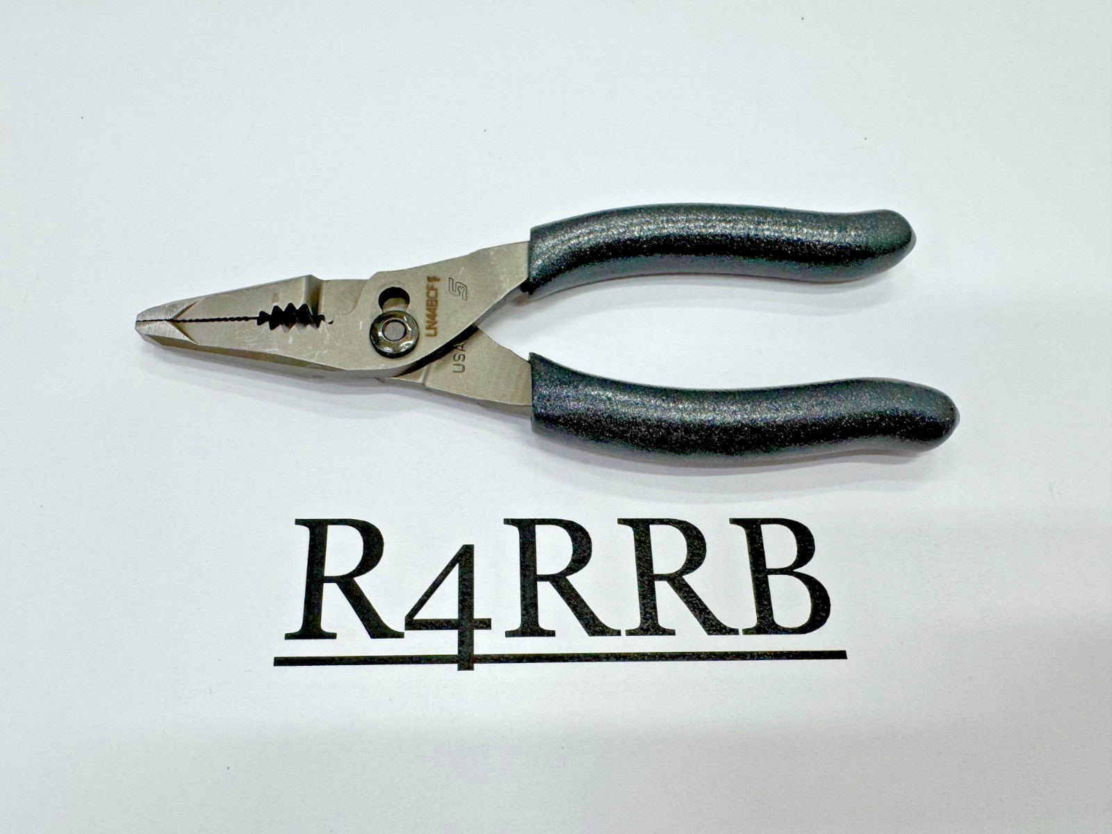 Snap-On Tools DARK TITANIUM 5″ Soft Grip Long Nose Slip Joint Pliers LN44BCFDT