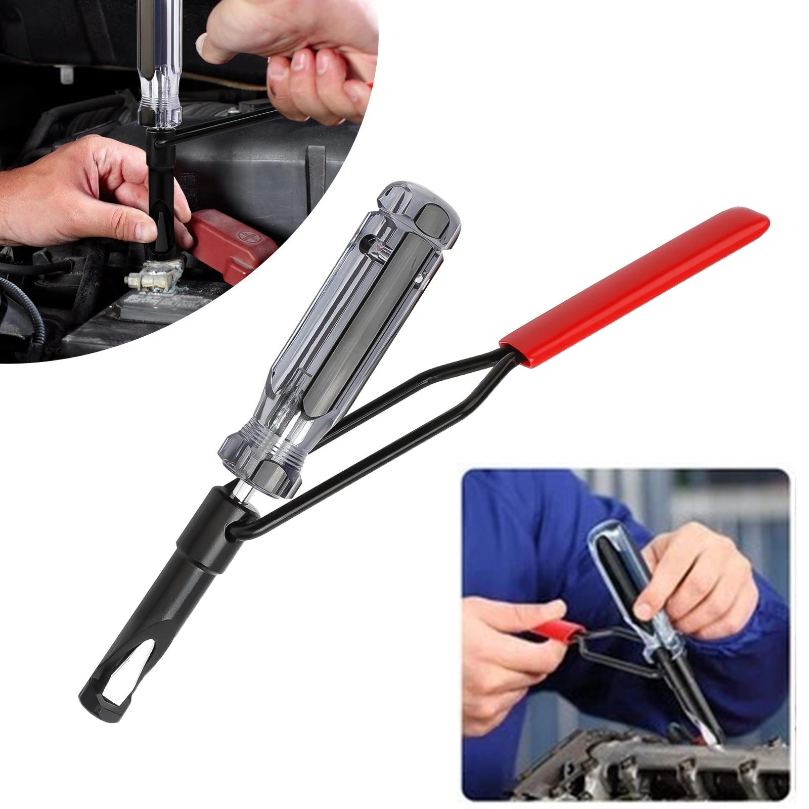 For Honda, Toyota Valve Lash Adjustment Tool Set for Jam Nut + Slotted Stud 10mm