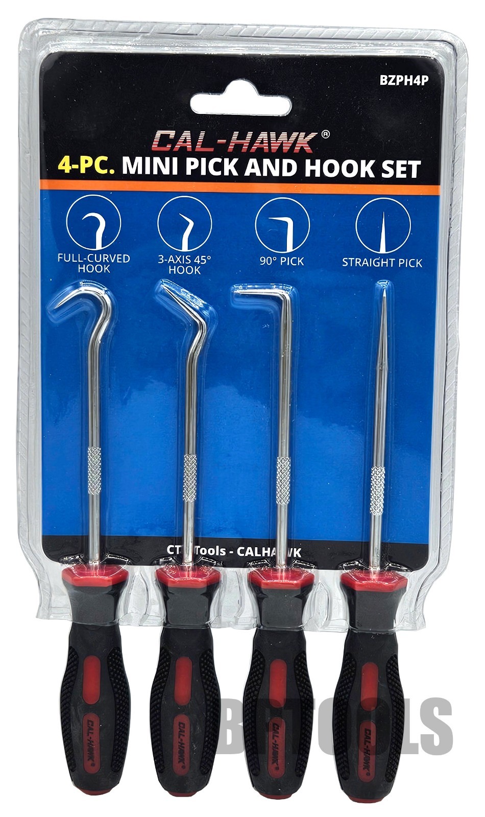 4pc Hook and Pick Tool Set Hose Pick and Cotter Pin Puller for Hoses O-Rings