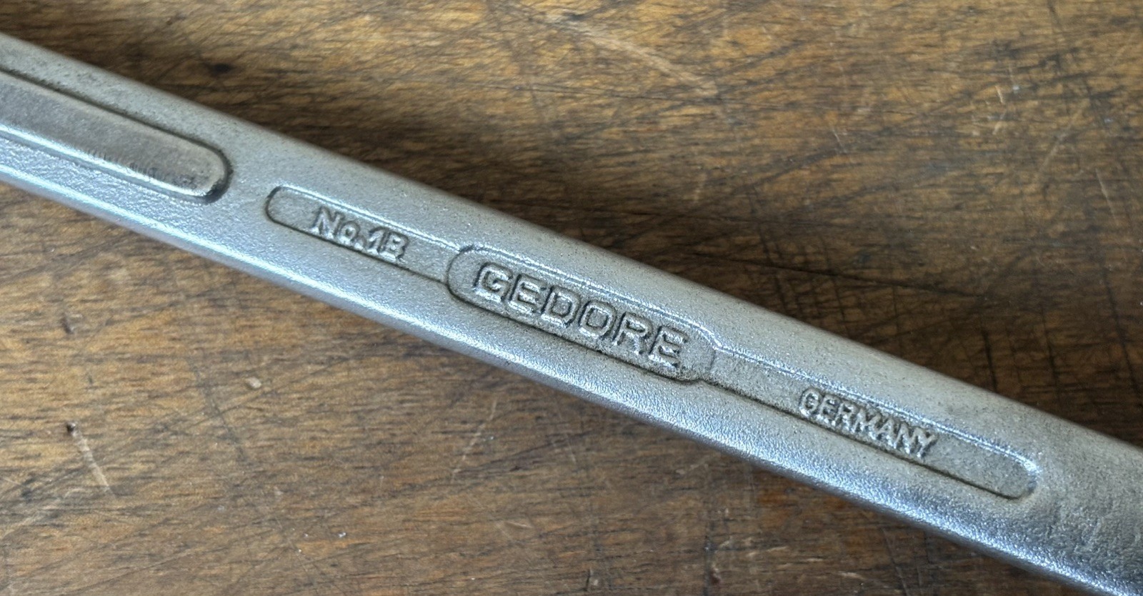 GEDORE No1B – 13mm metric – Cranked Combination Spanner . High Quality German