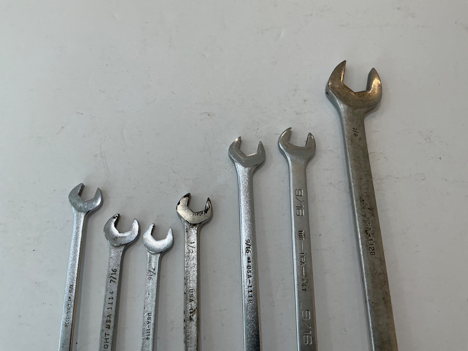 Asst Wright combination wrenches 7 pc all for $25 OBO USA made SAE