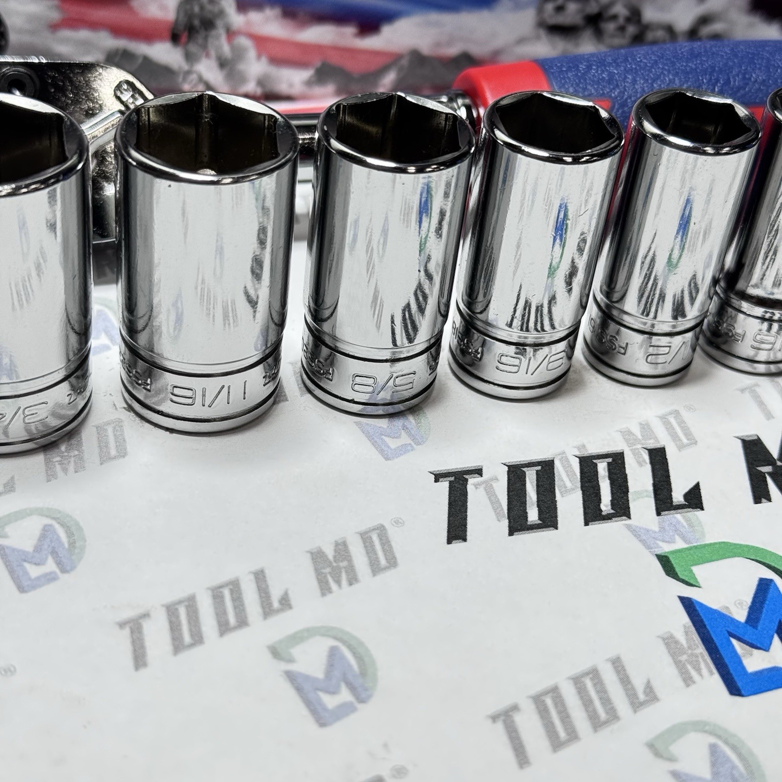 Snap-on Tools USA NEW 13pc SAE Special Edition USA 250 Celebration Set FHD100AM