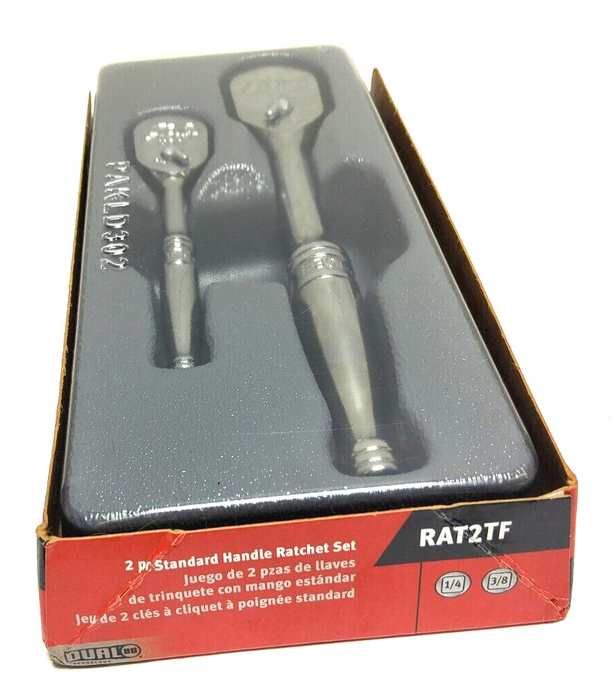 NEW Snap-on™ 3/8″ & 1/4″ Drive Chrome Ratchet Set F80CE T72CE