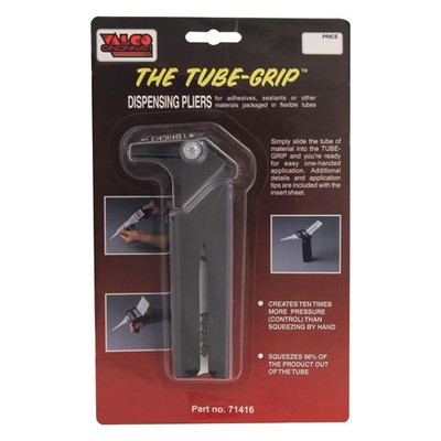 Valco 710XX416, One Sealer Dispenser 2 in Wide Tube-Grip Tube Grip Steel Black