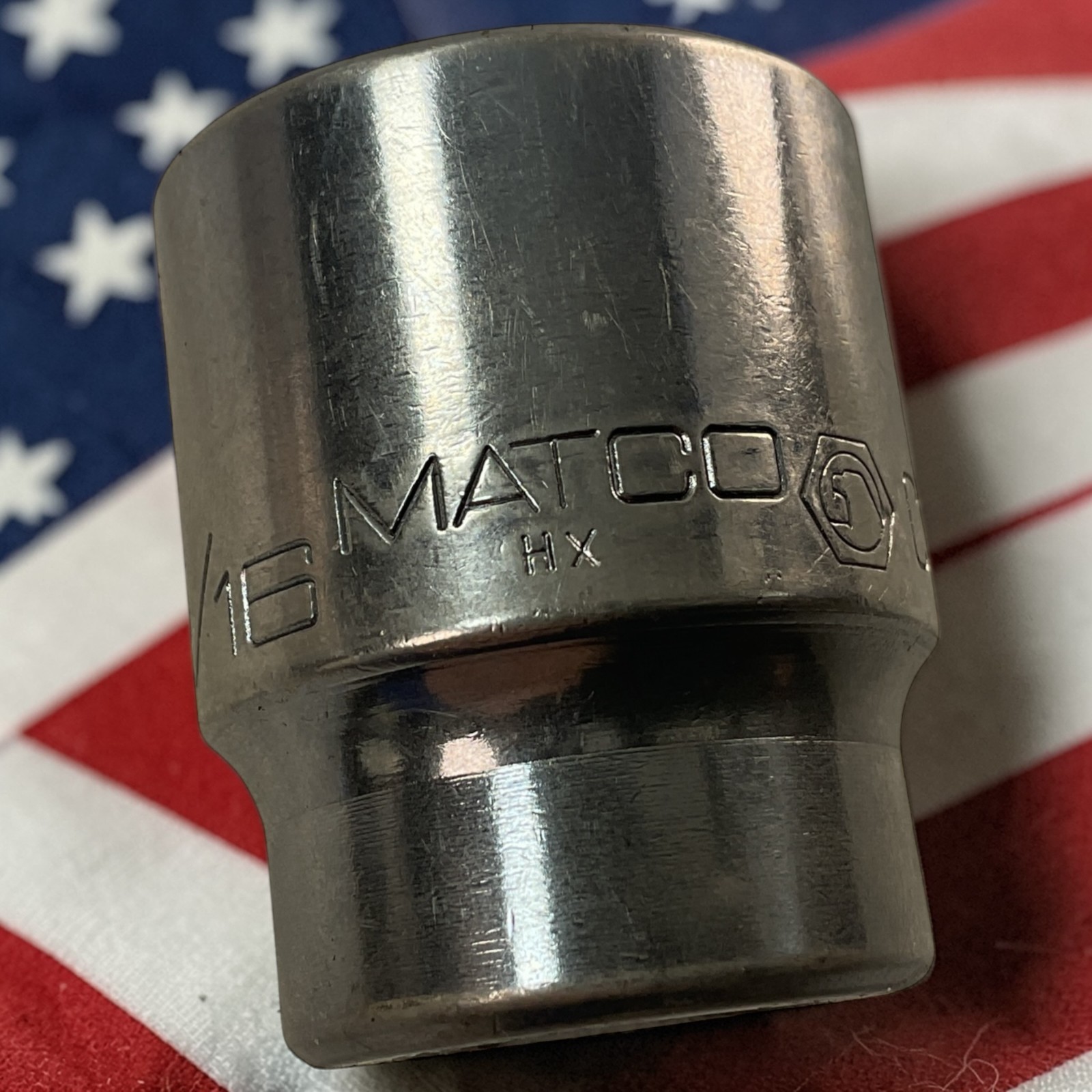 Matco Shallow Socket 15/16″ C306 1/2″ Drive 6 Pt Chrome As Pictured Mechanic