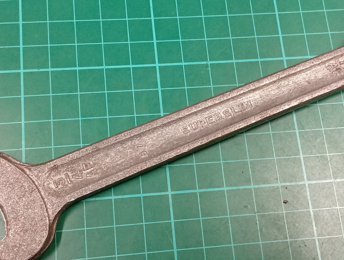 Vintage SUPERSLIM 11/16″ x 3/4″ AF, Open Ended Spanner, Made In England