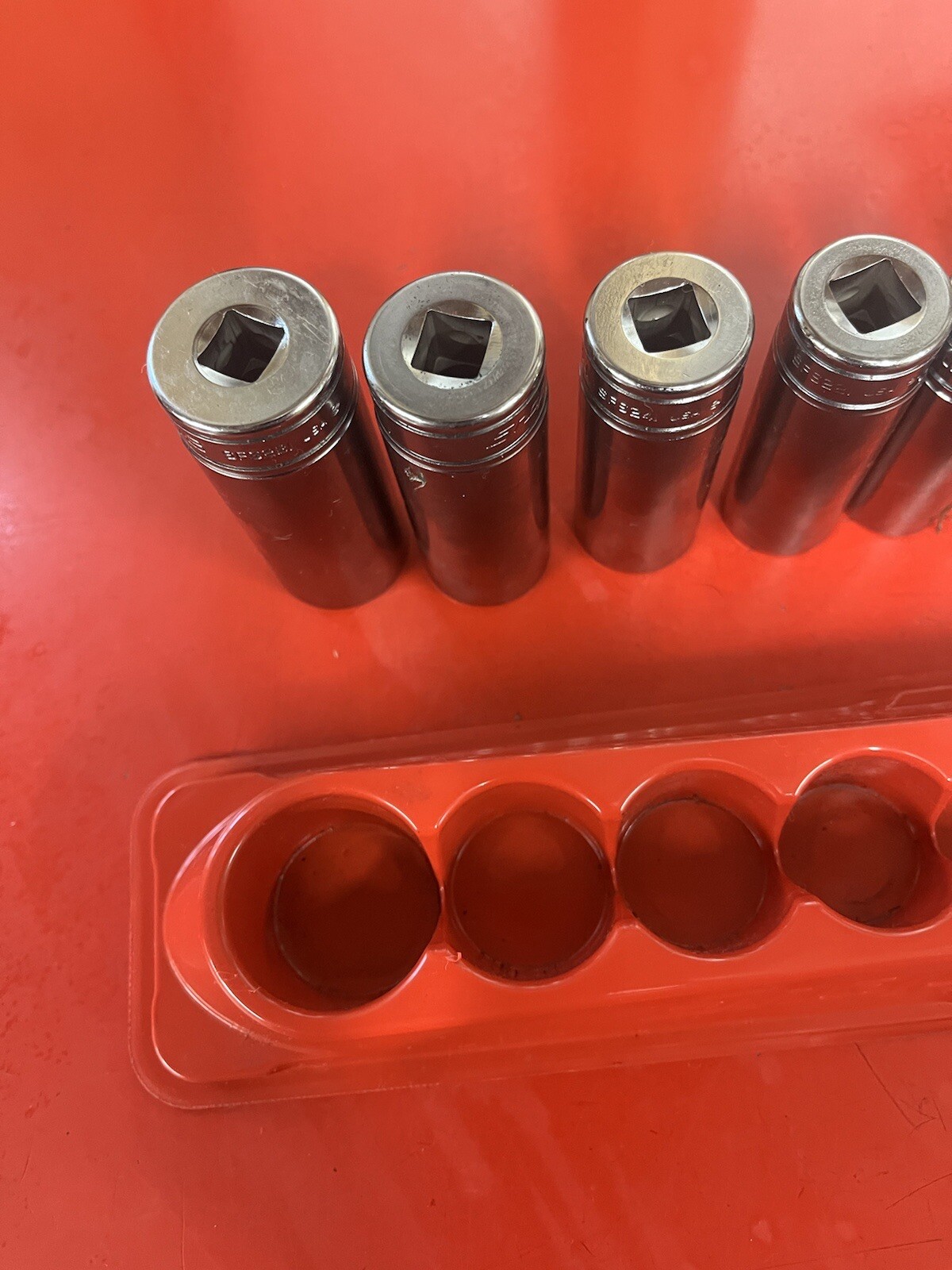Snap-on 211sfsy 11 pc 3/8″ drive 6 point sae deep flank drive socket set