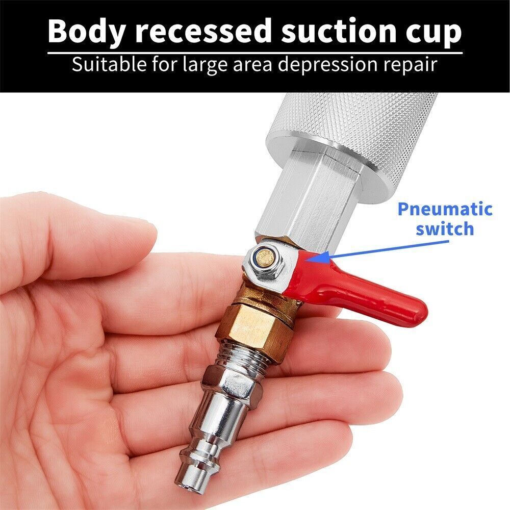 Air Pneumatic Dent Puller Car Auto Body Repair Suction Cup Slide Tool Hammer Kit