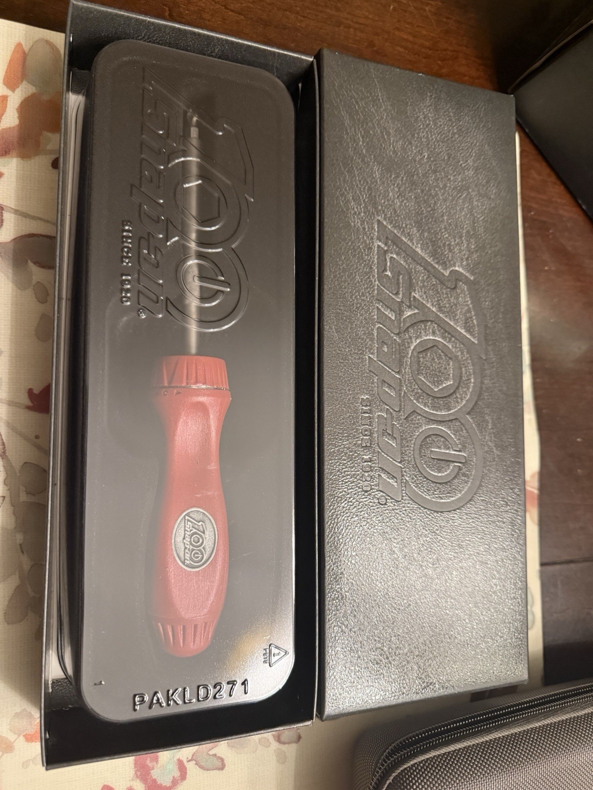 Snap On 100th Anniversary Ratcheting Screwdriver, Part# SSDMR4BANV Like New
