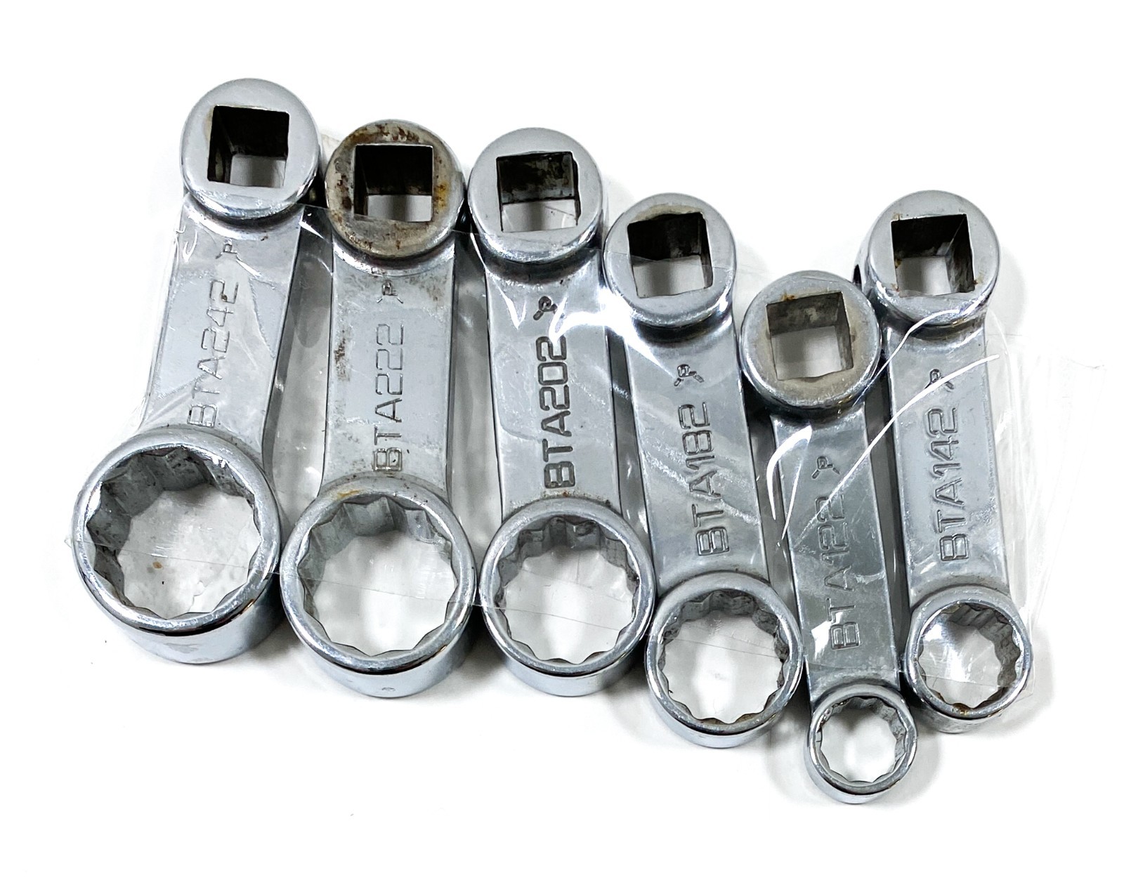 Matco Torque Adapters 6PC SAE 3/8, 7/16, 9/16, 5/8, 11/16, 3/4 Crowfoot Wrench