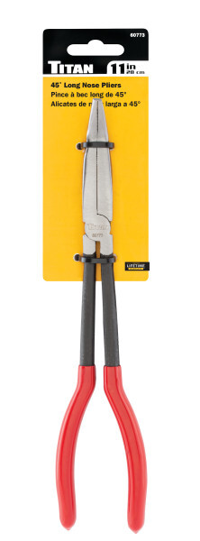 Titan 60773 11-Inch 45-Deg Long Nose Pliers