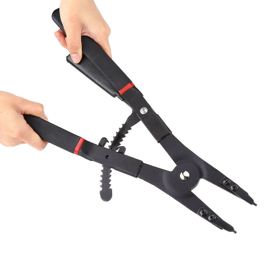 16″ Circle Circlip Ring Retaining Snap Ratchet 2 Plier 12 Tips