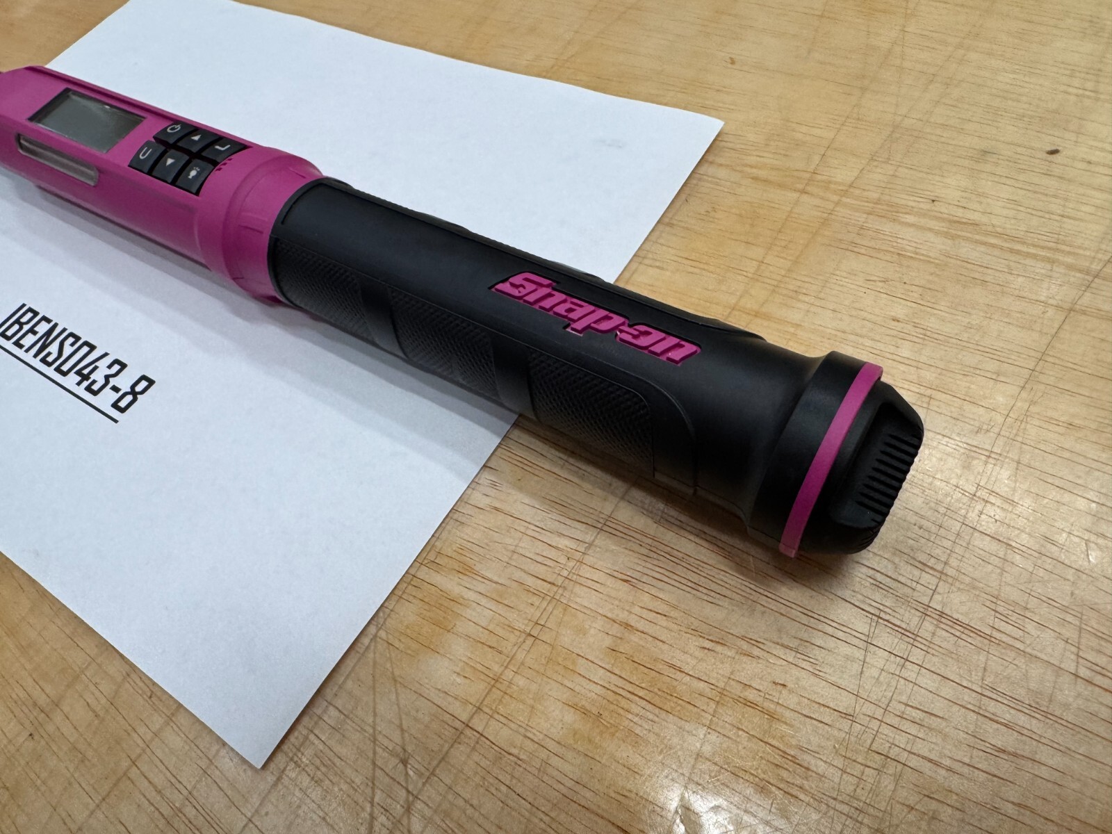 Snap-on Tools NEW PINK 3/8″ Drive 5-125ft lb Digital Torque Wrench ATECH2F125VEP