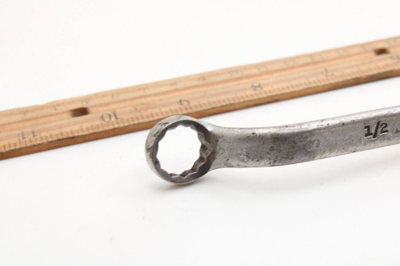 GILLER 2214 1/2″ X 7/16″ SAE Chrome Double Offset Box End Wrench USA