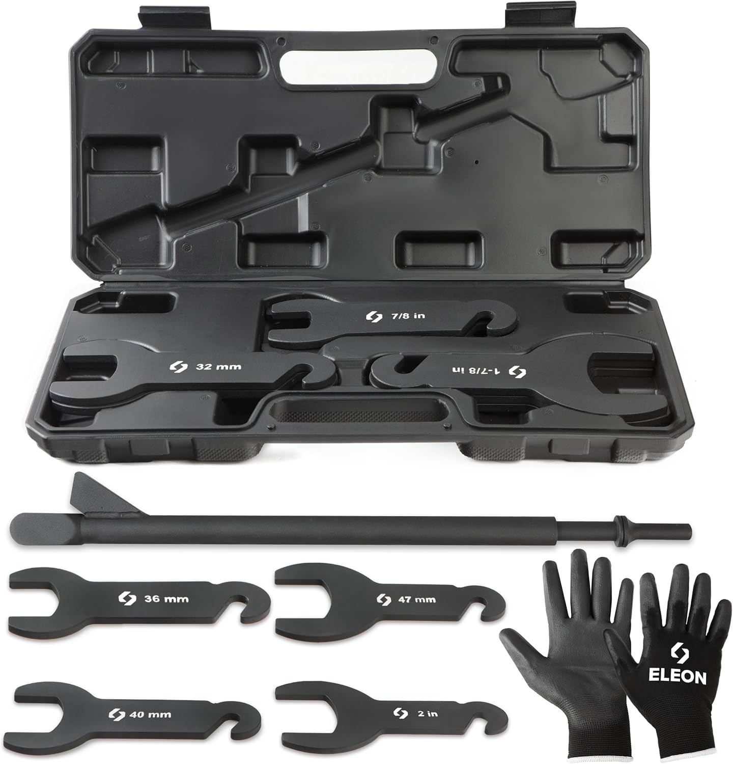 Pneumatic Fan Clutch Wrench Set Removal Tool Kit 43300 for Ford/GM/Chrysler/Jeep
