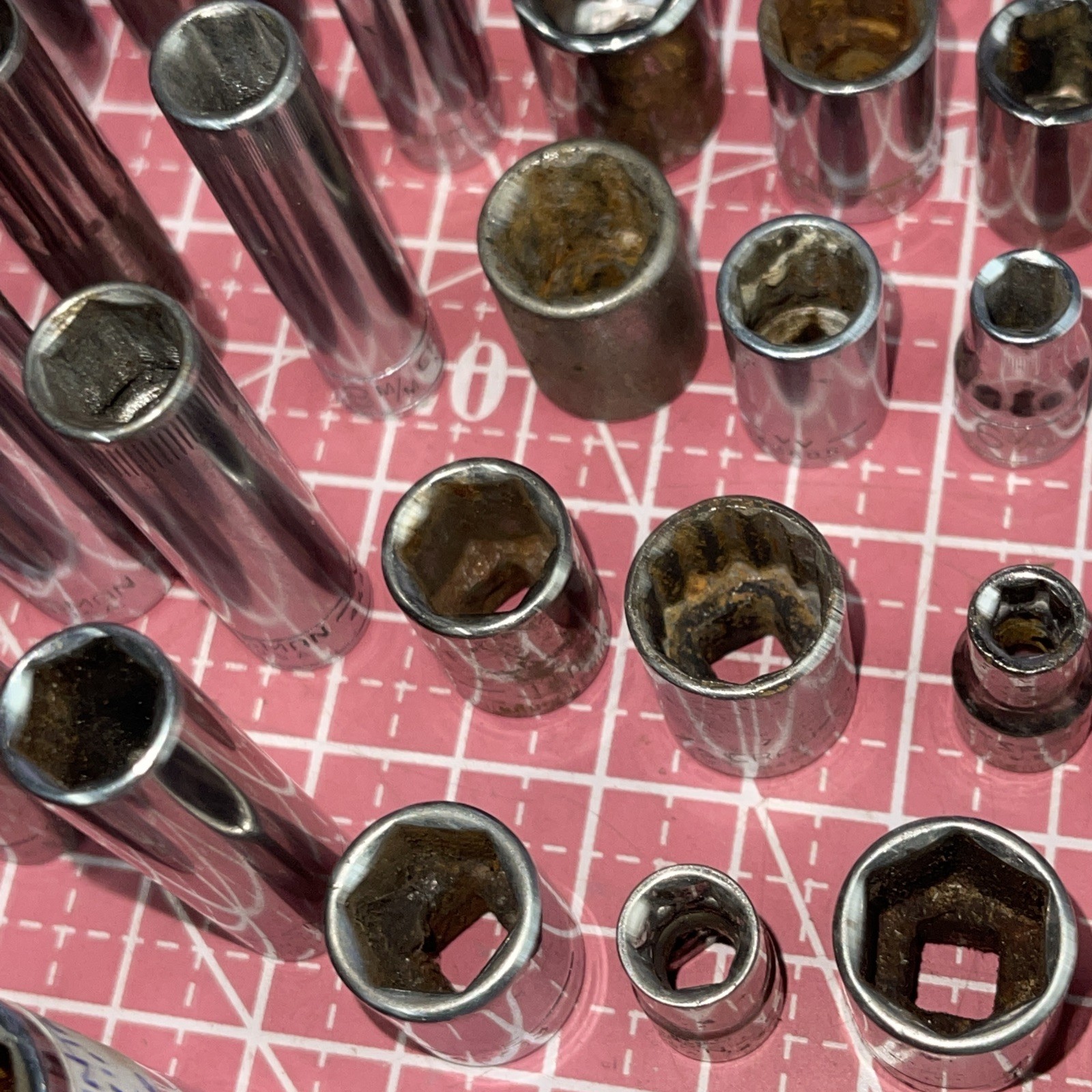 Sears Craftsman USA 150 Piece 1/4” Drive Metric SAE Socket Lot Deep 1/4 6 12 Pt