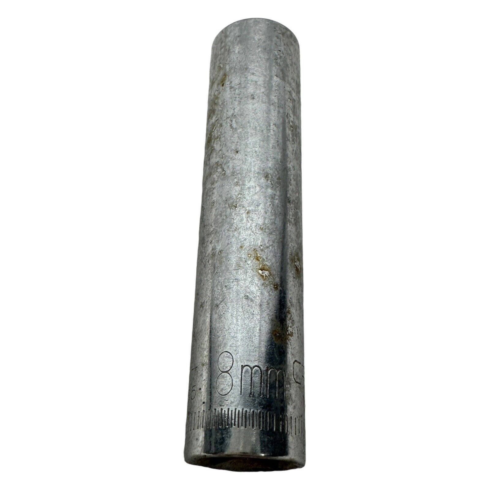 Vintage Craftsman 8mm Socket Steel Tool Round USA Metal 44405