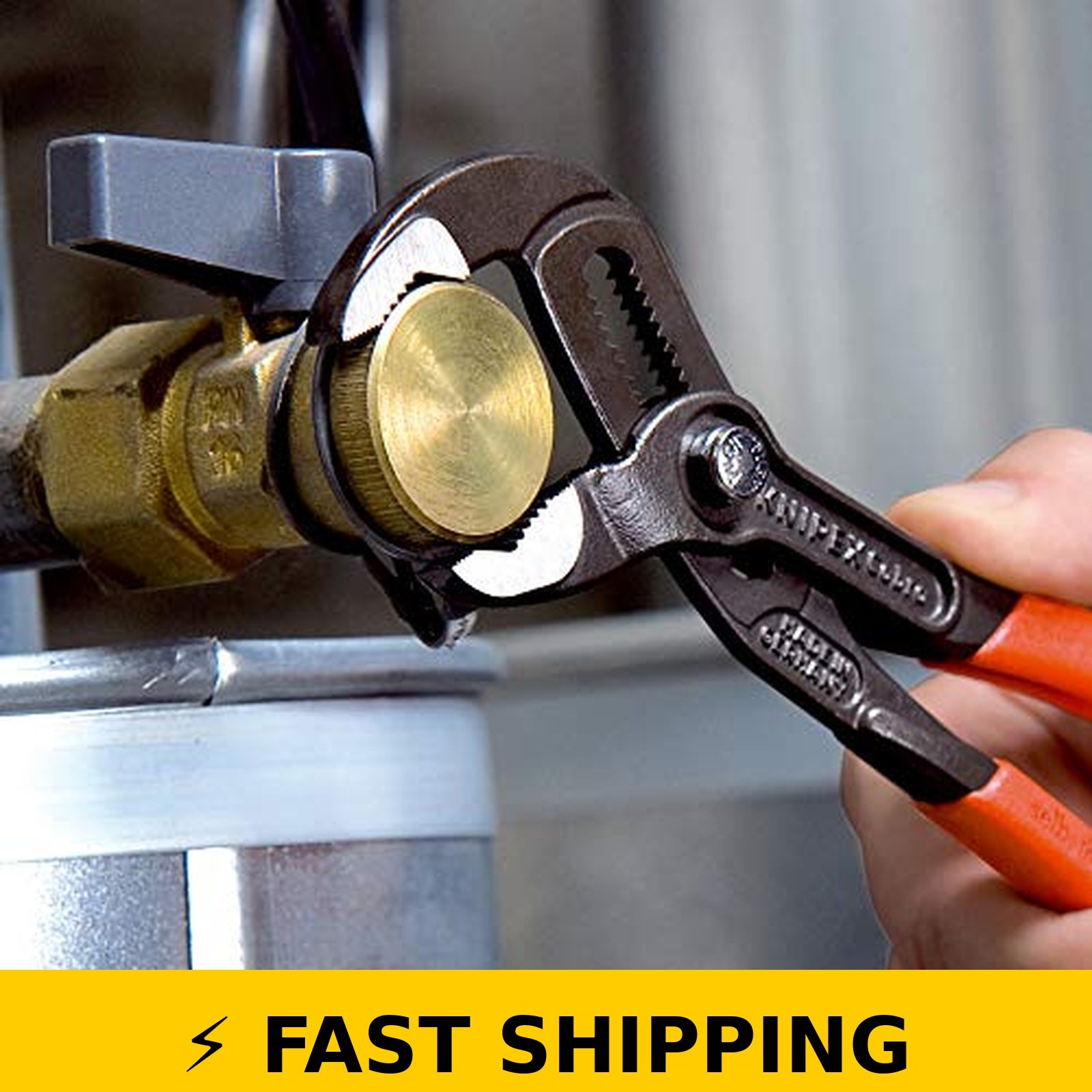 KNIPEX Cobra Water Pump Pliers 7.25 Inch Red