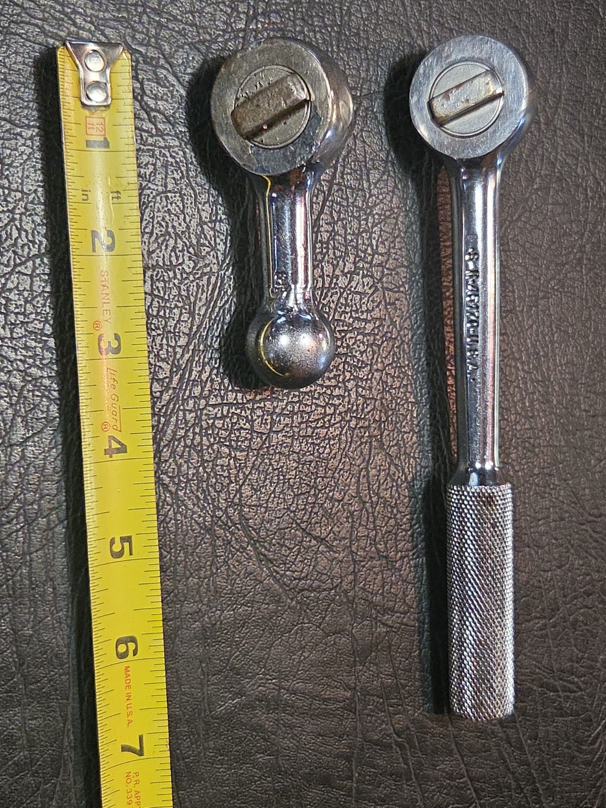 *BUNDLE* S-K Tools 45170 & Stubby 3/8 Drive Chrome Ratchets USA