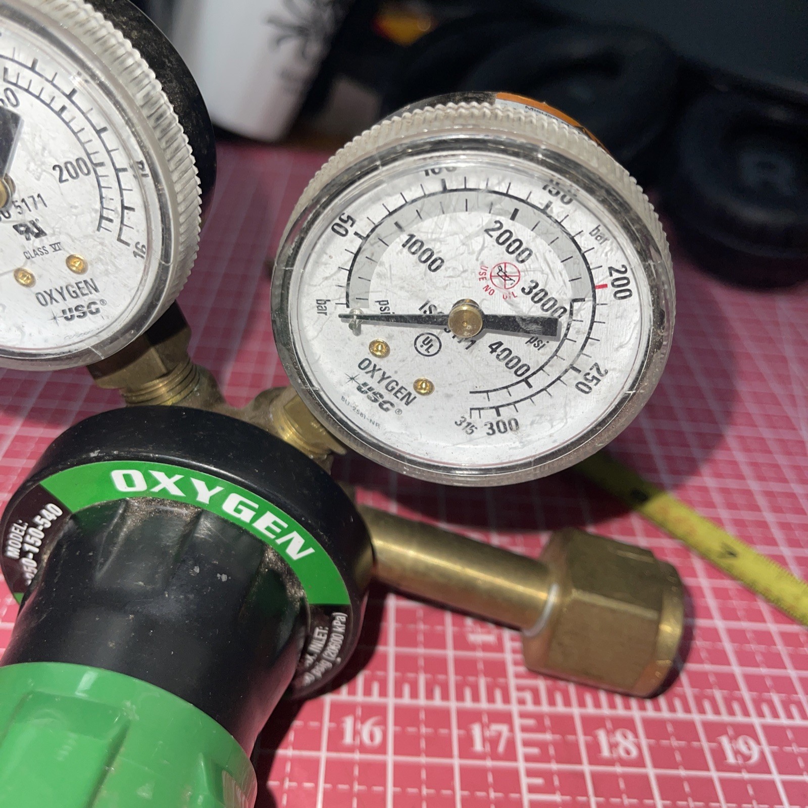 NOS Weldmark By Victor Oxygen Regulator Medium Duty G250-150-540