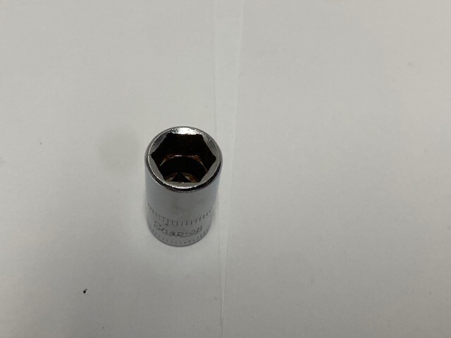 Snap-On TMM9 1/4″ Drive 6-Point Metric 9 mm Flank Drive® Shallow Socket
