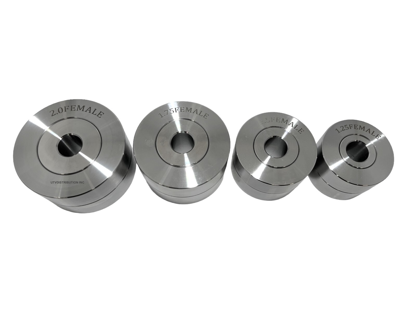 Dimple Dies Set 4 PC HD 1-1/4″ 1-1/2″ 1-3/4″ 2″ Bolt or Press Use Premium Grade
