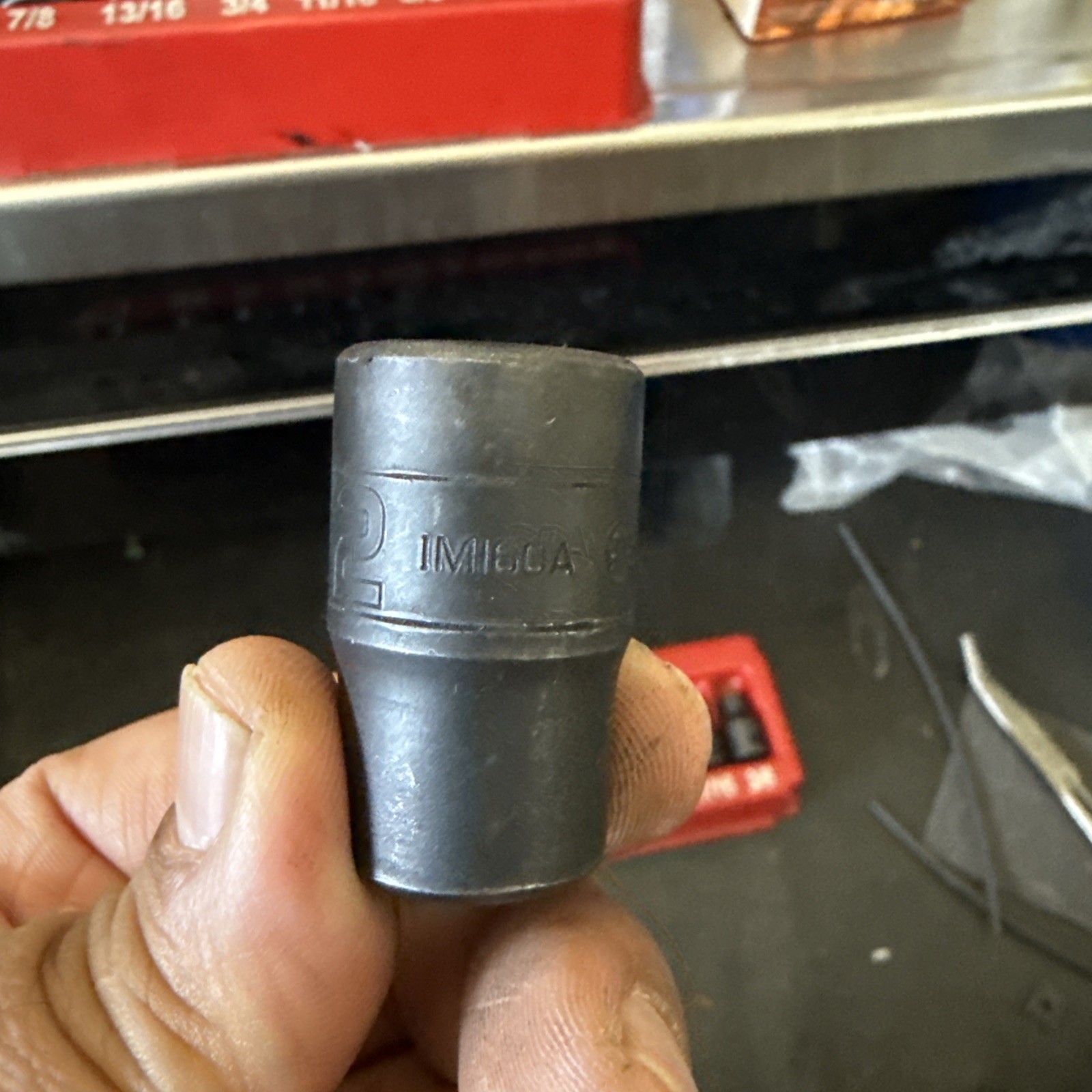 Snap On Tools 11 Piece 1/2″Drive 6 Point Shallow Standard Impact Socket Set