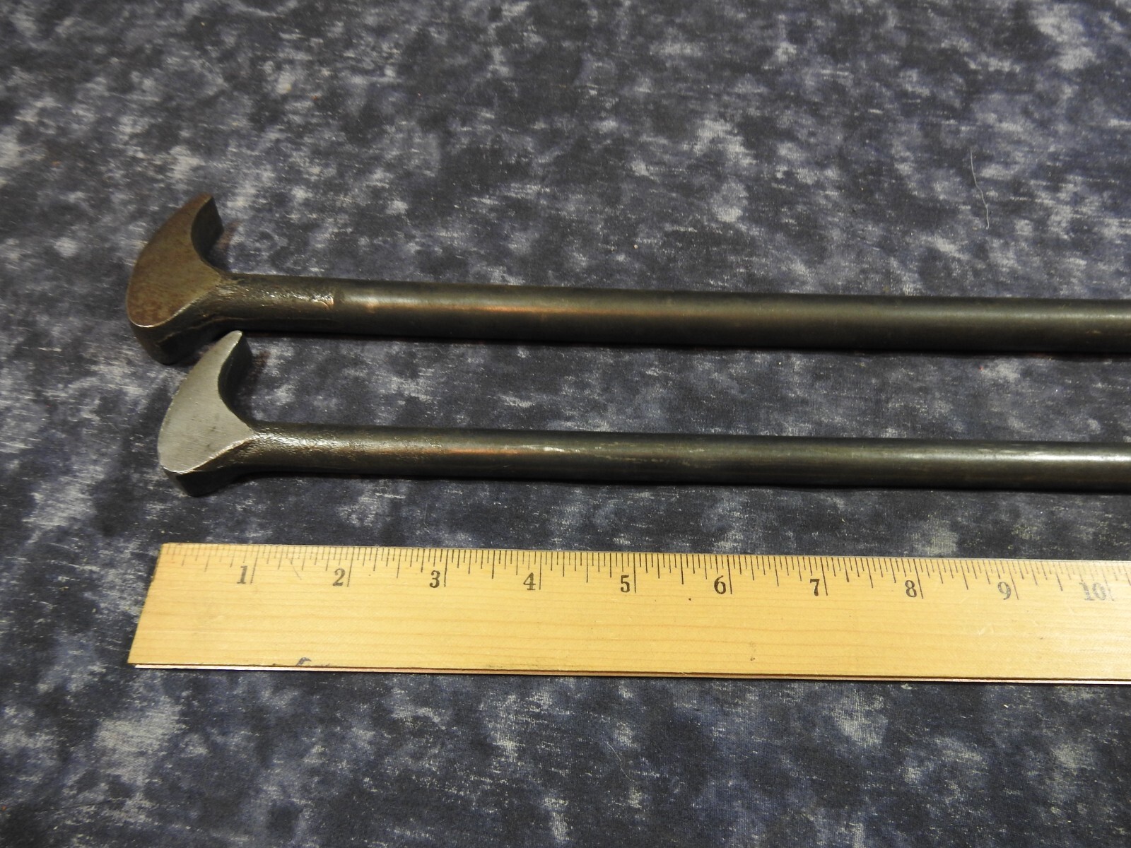 Vintage Lady Foot Pry Bars Lot 2 19.5 Inches Long & 15.5 Inches