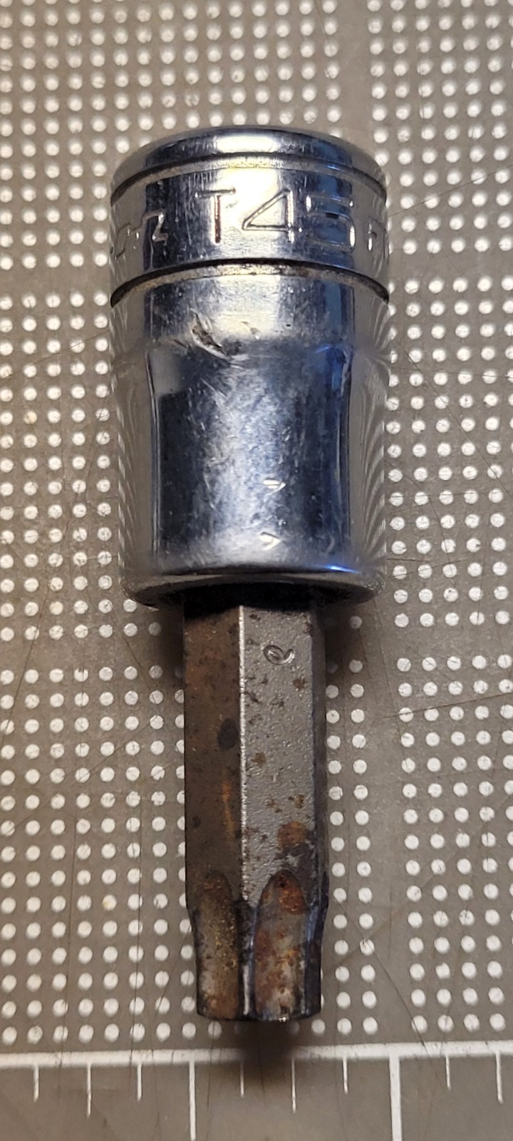 Snap on Tools FTX45E T45 TORX Bit Socket Driver 3/8″ Drive Chrome USA