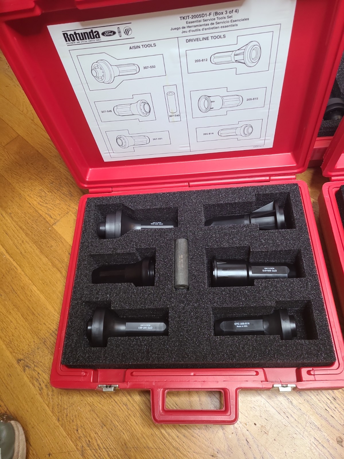 Rotunda/Ford TKIT-2005D1-F(Box1,2,3and4) Essential Service Tools
