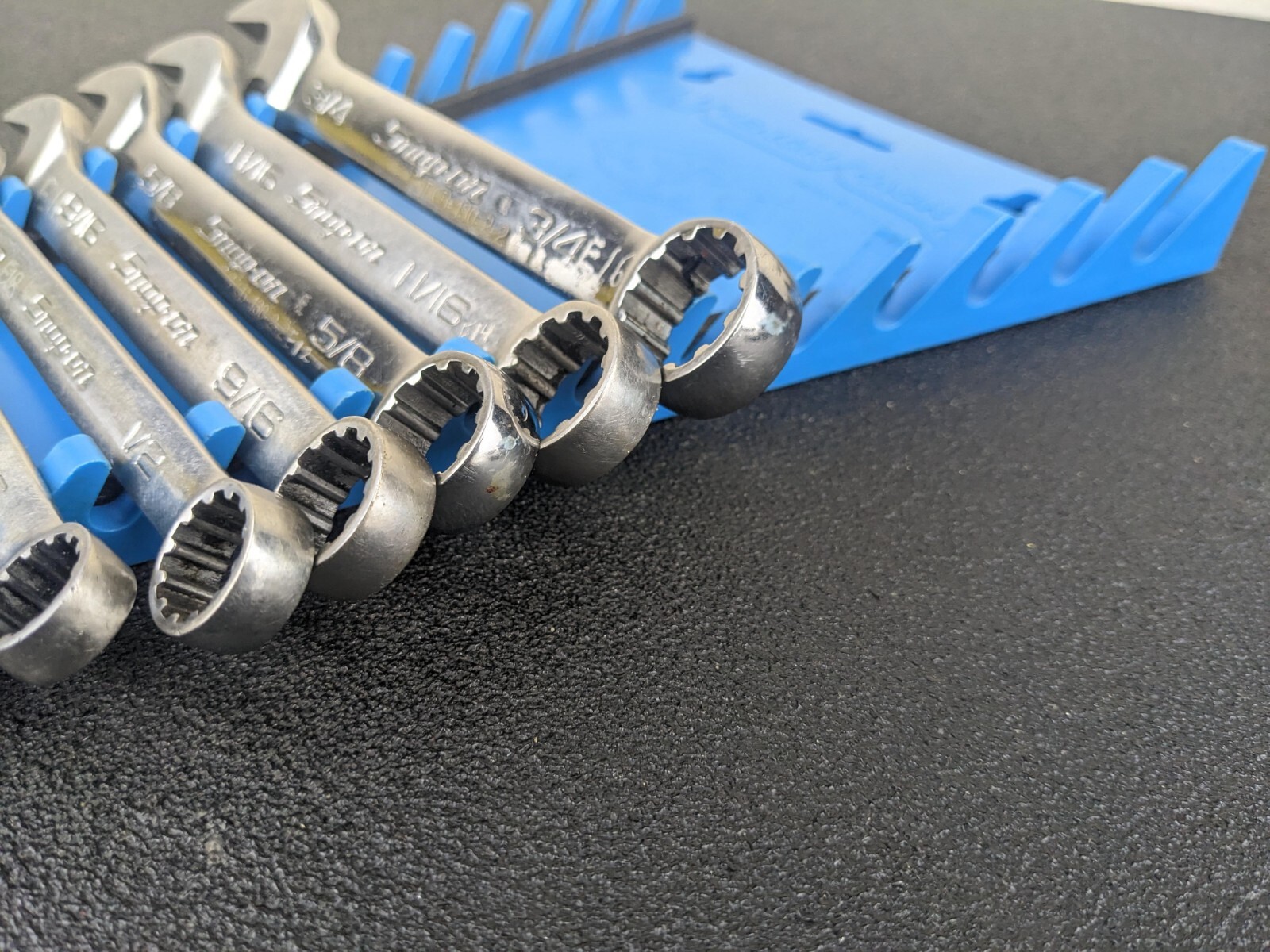 #bk471 Snap On Tools OES Master SAE Spline Short Wrench Set 3/8” – 3/4″ Aviation