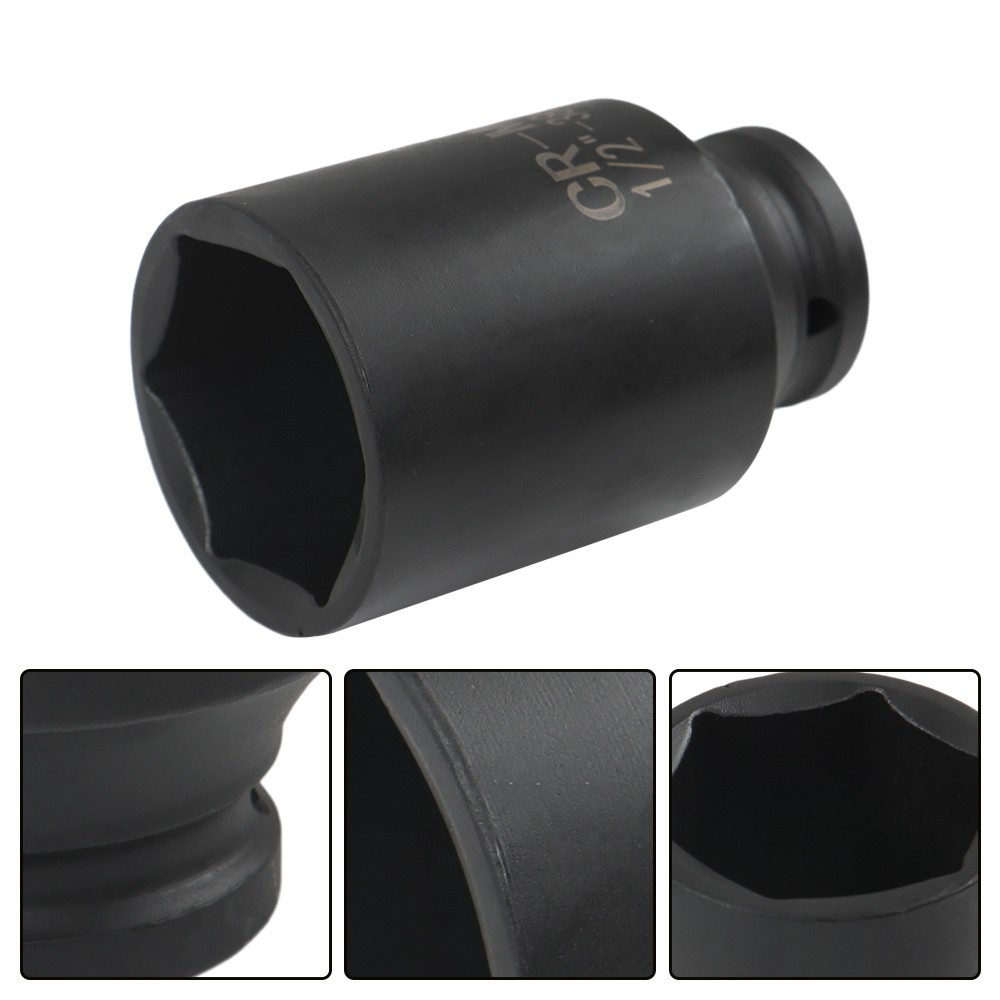 Labwork 9Pcs Deep Impact Socket Set 1/2″Drive Metric Axle Hub Nut Socket 29-38mm