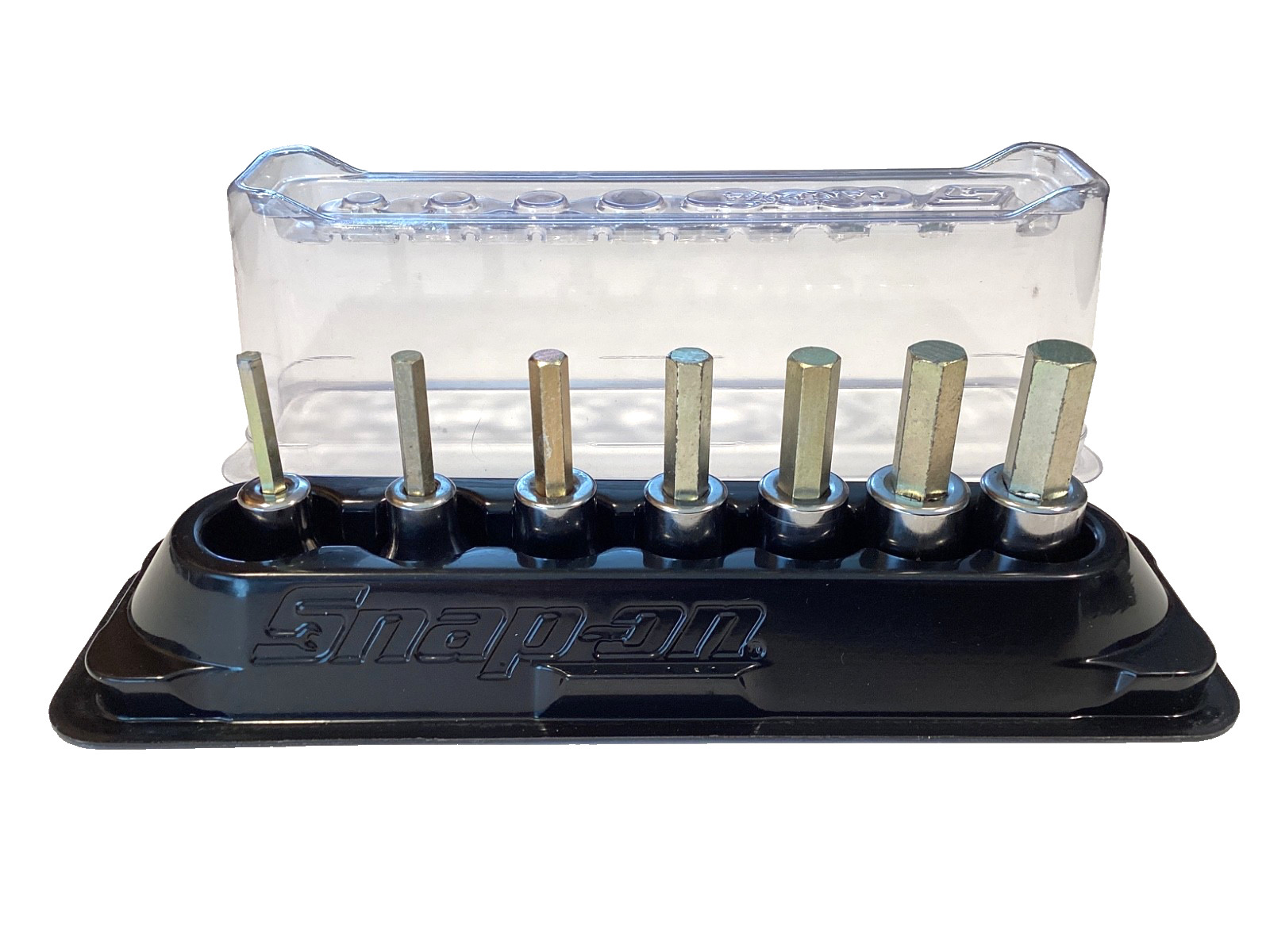 Snap On NEW 7 Piece 3/8″ Drive Metric Hex Bit Socket Set 4MM To 10MM 207EFAMY