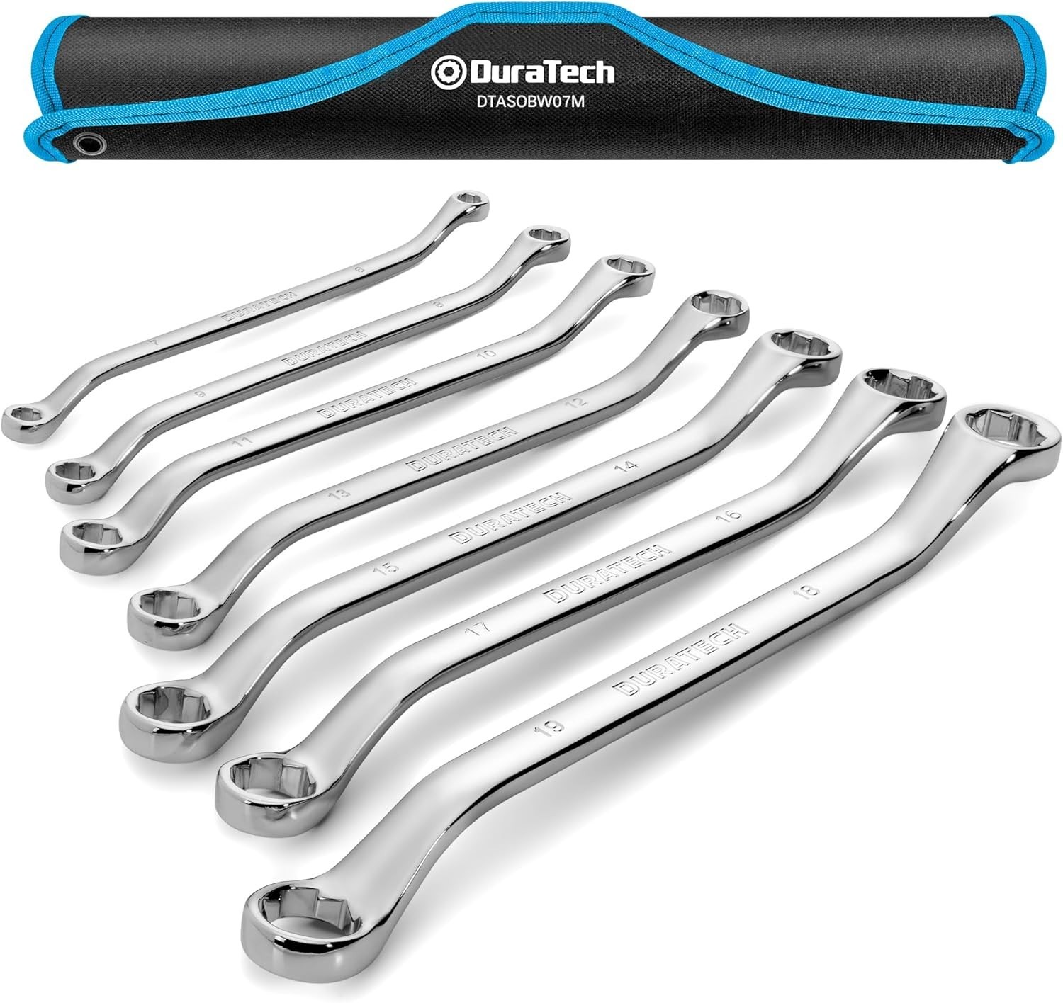 Piece Box Wrench Set, Anti-slip, Metric, 6-19mm, CR-V Steel