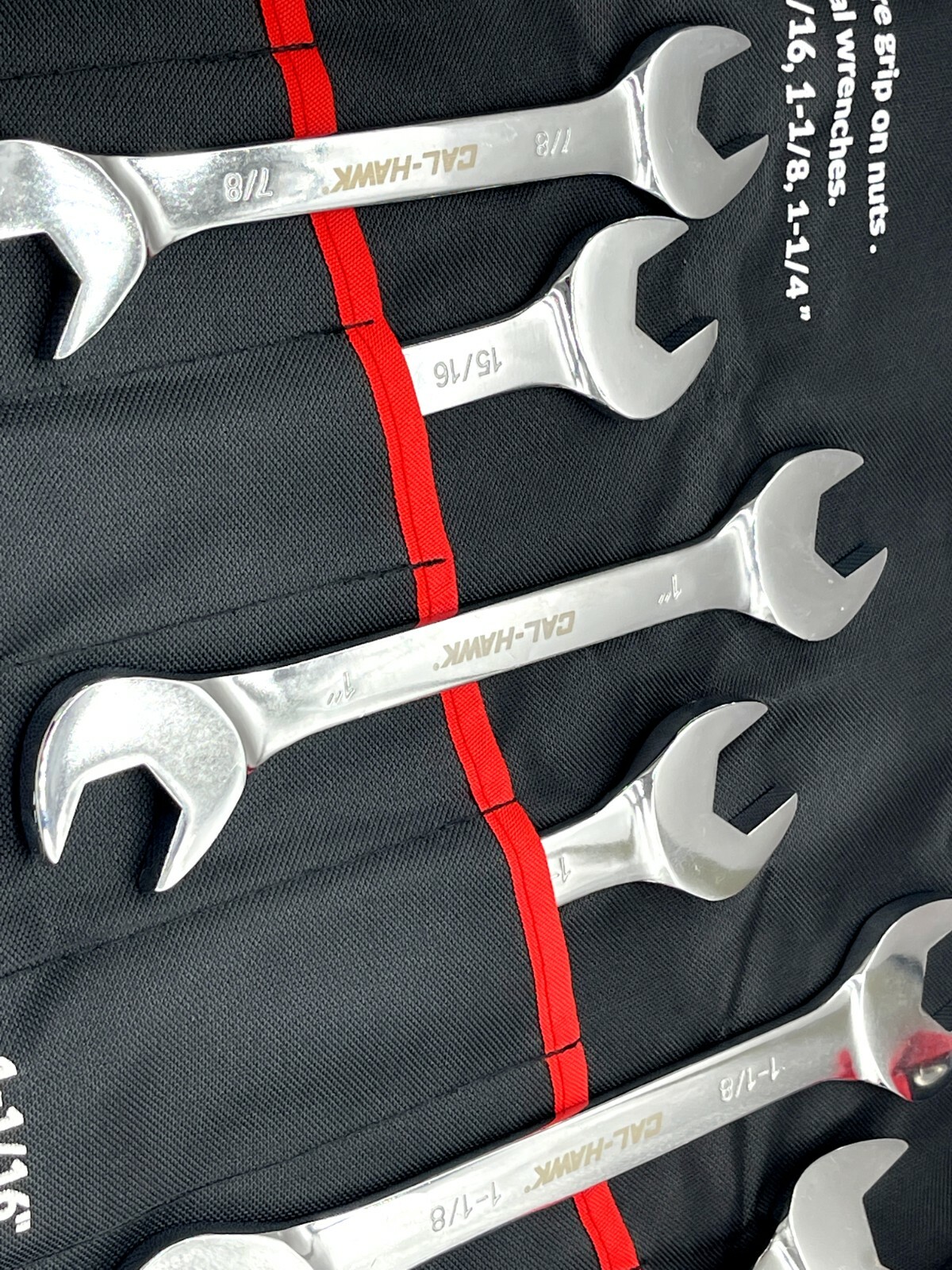 New 14PC ANGLE HEAD WRENCH COMBINATION SAE OPEN END Set CR-V HEAVY DUTY