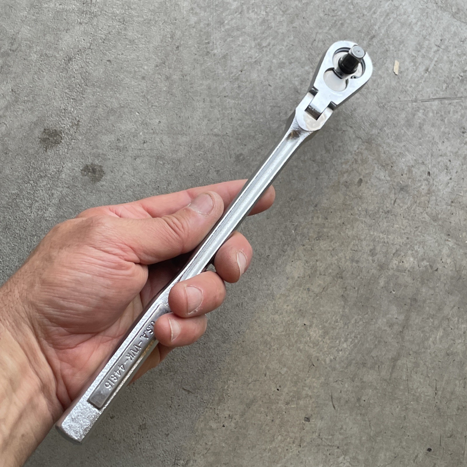 Craftsman Quick Release 3/8″ Drive Flex Head Ratchet VVK 44815 USA