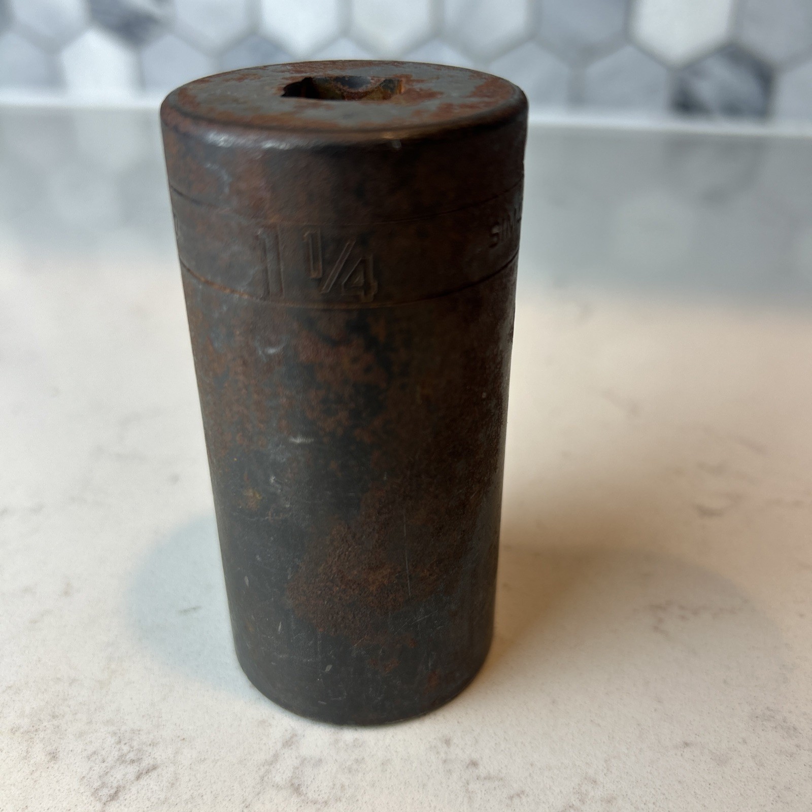 Snap-On 1/2” Drive 6-Point SAE 1-1/4” Flank Drive Deep Impact Socket SIM400