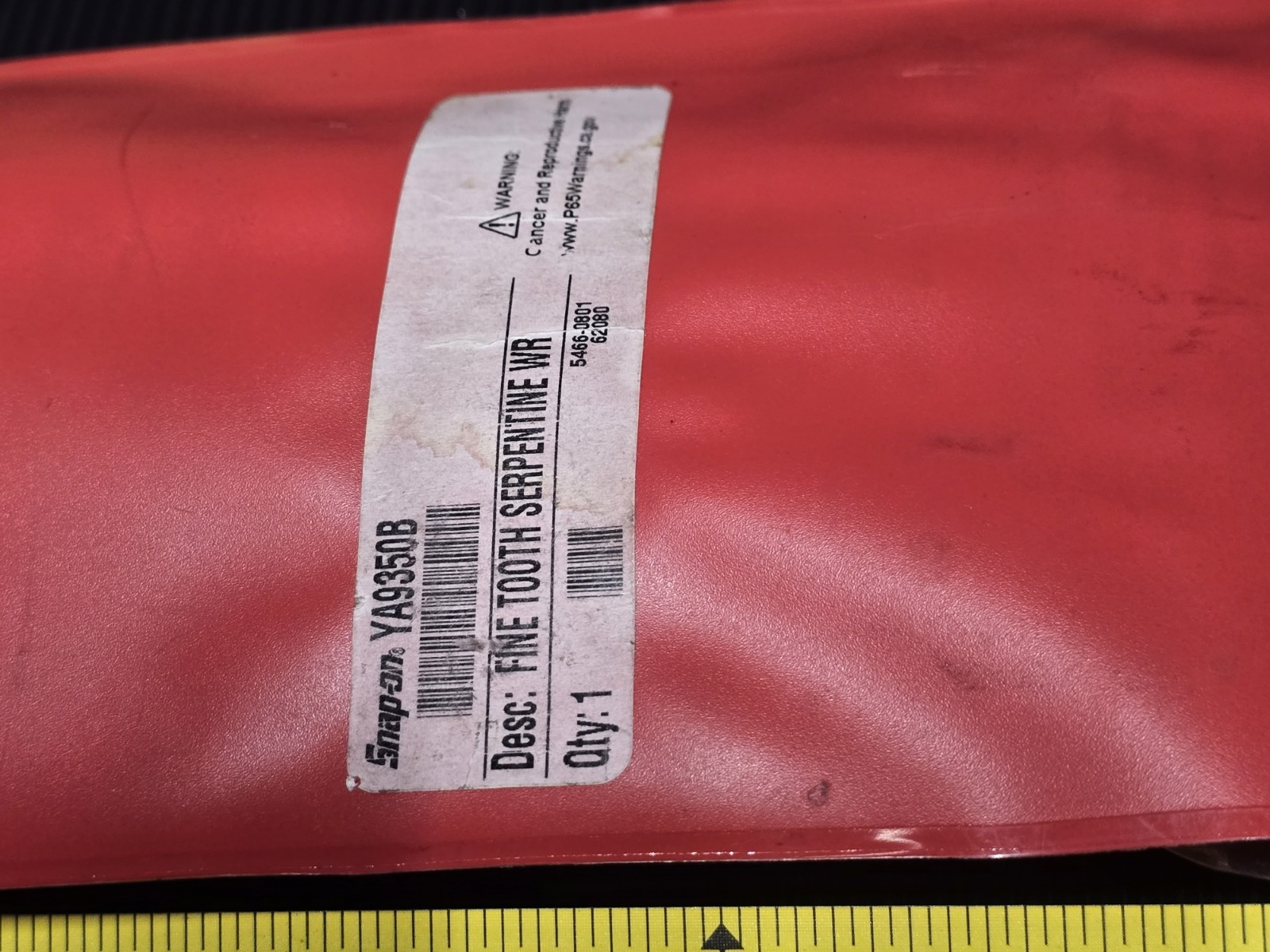 SNAP ON YA9350B1 SERPENTINE BELT PULLEY TENSIONER TOOL WITH ALL SOCKETS BRANDNEW