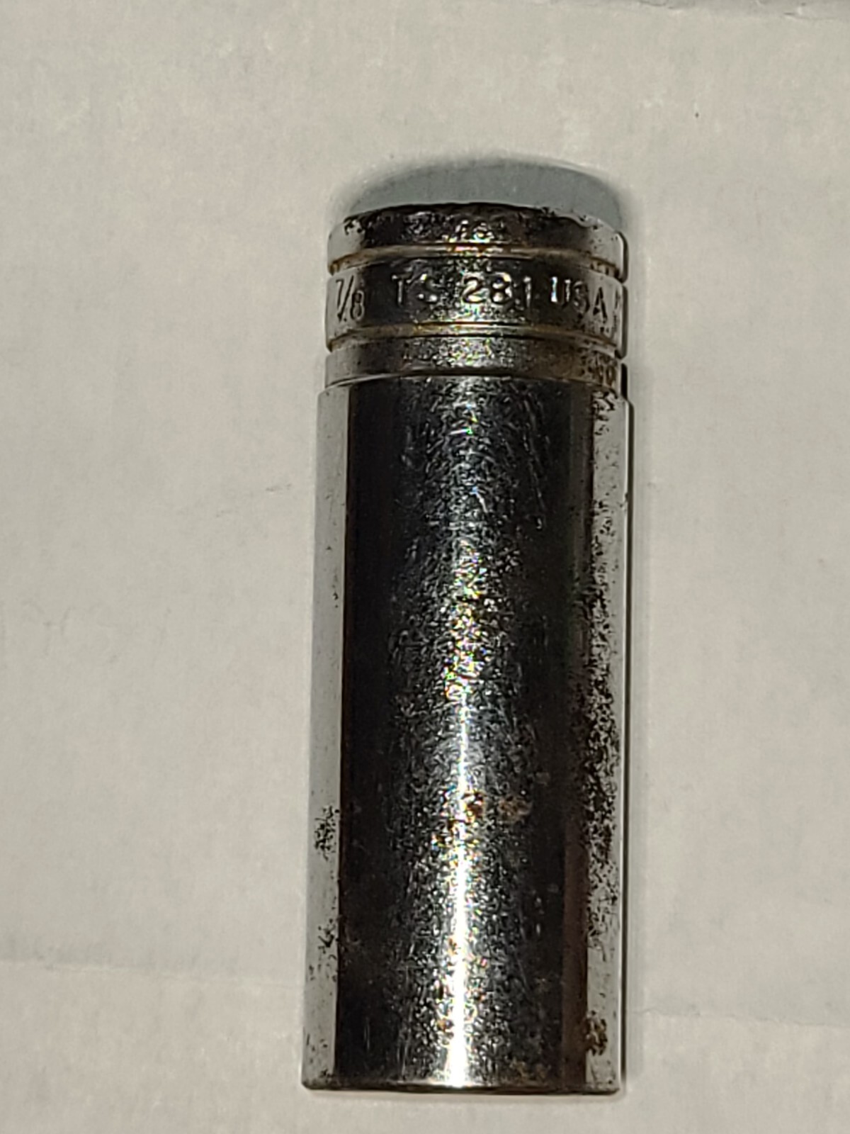 SNAP ON 1/2″ Drive 6-Point SAE 7/8″ Flank Drive Deep Socket