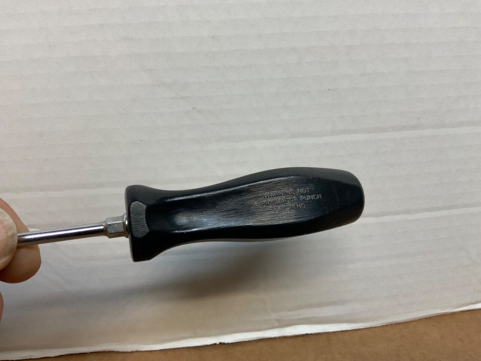 SNAP ON SDDP31 BLACK HANDLE #1 PHILLIPS SCREWDRIVER