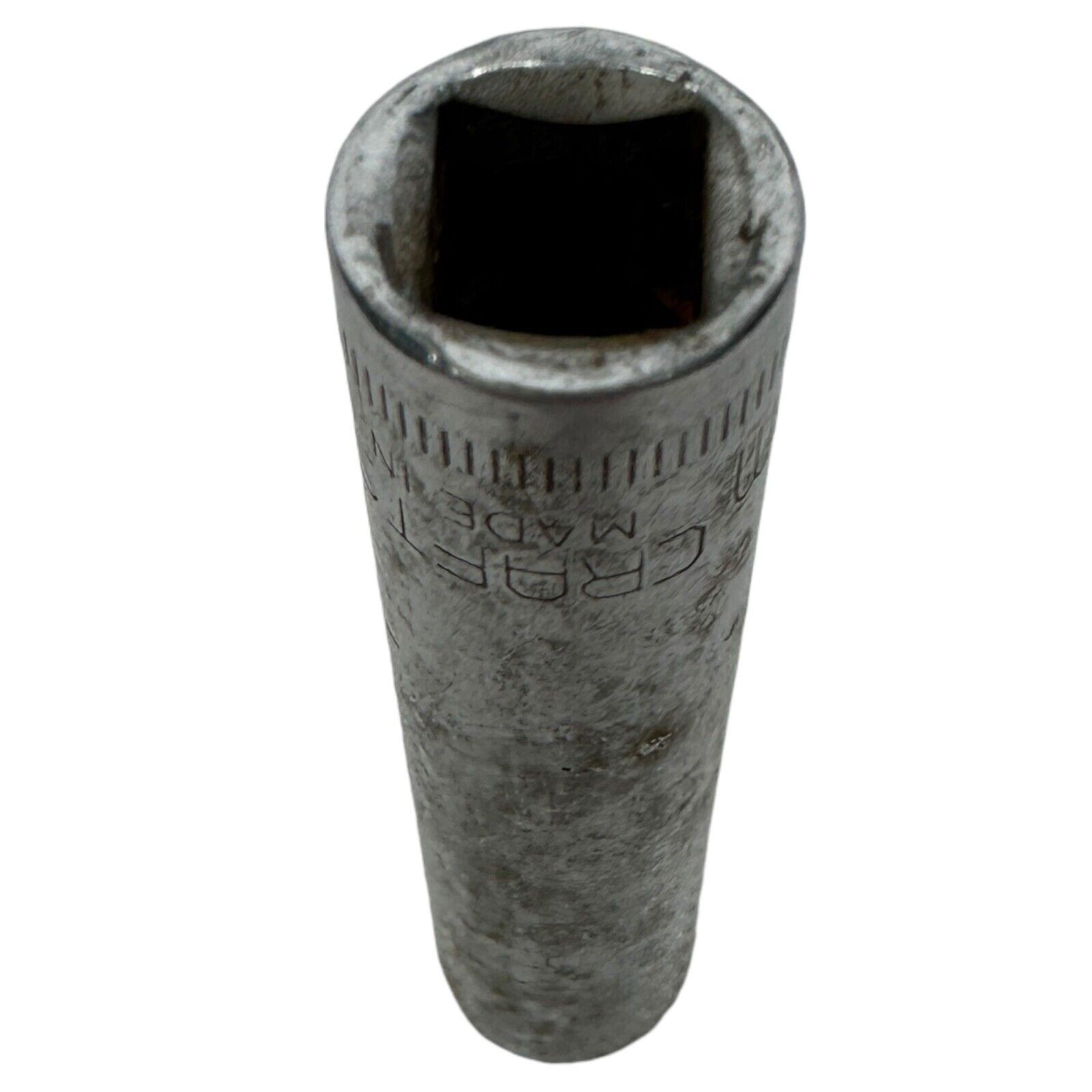 Vintage Craftsman 8mm Socket Steel Tool Round USA Metal 44405